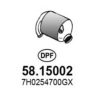 VW 7H0254700GX Soot/Particulate Filter, exhaust system